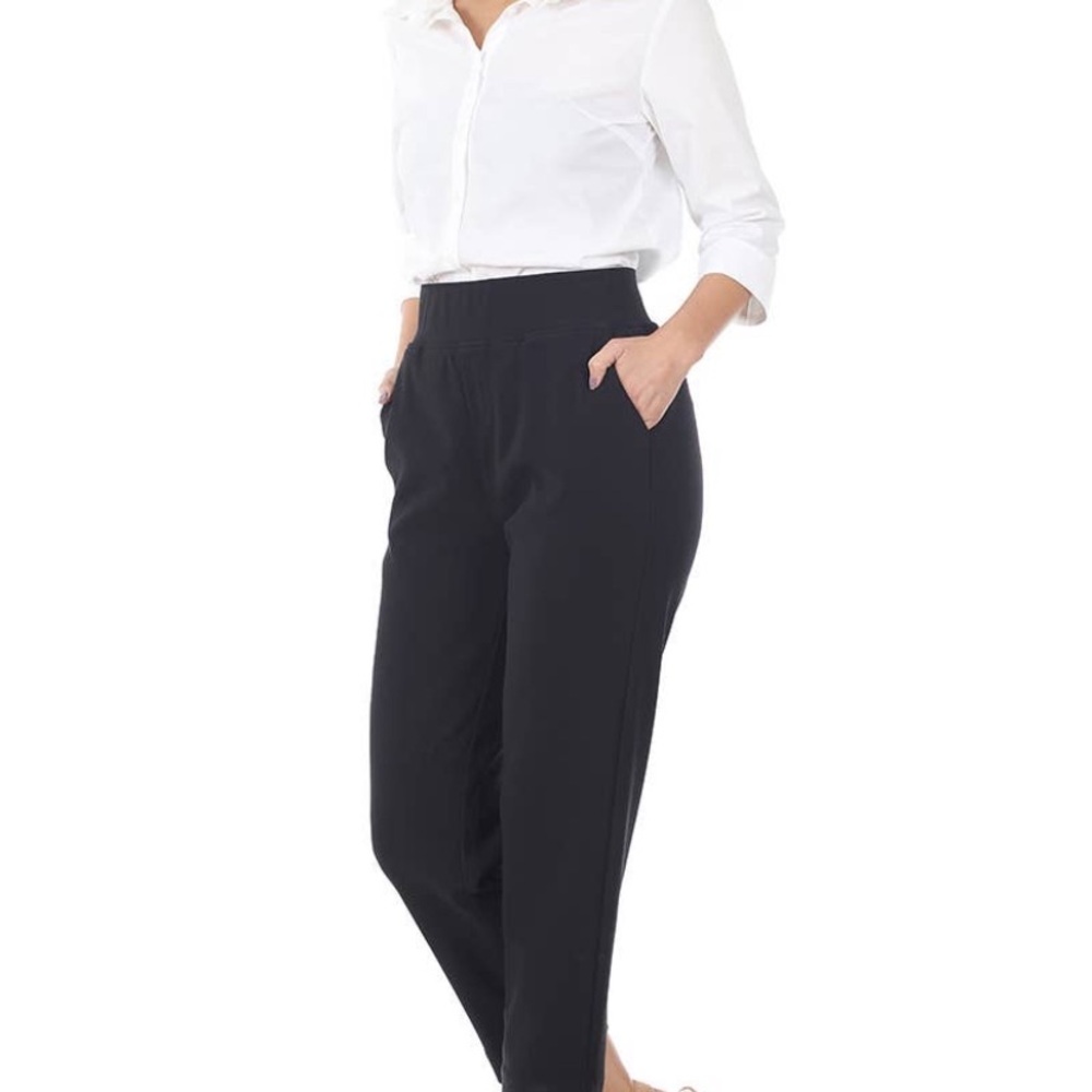 Black Slim Fit Tailored Trousers